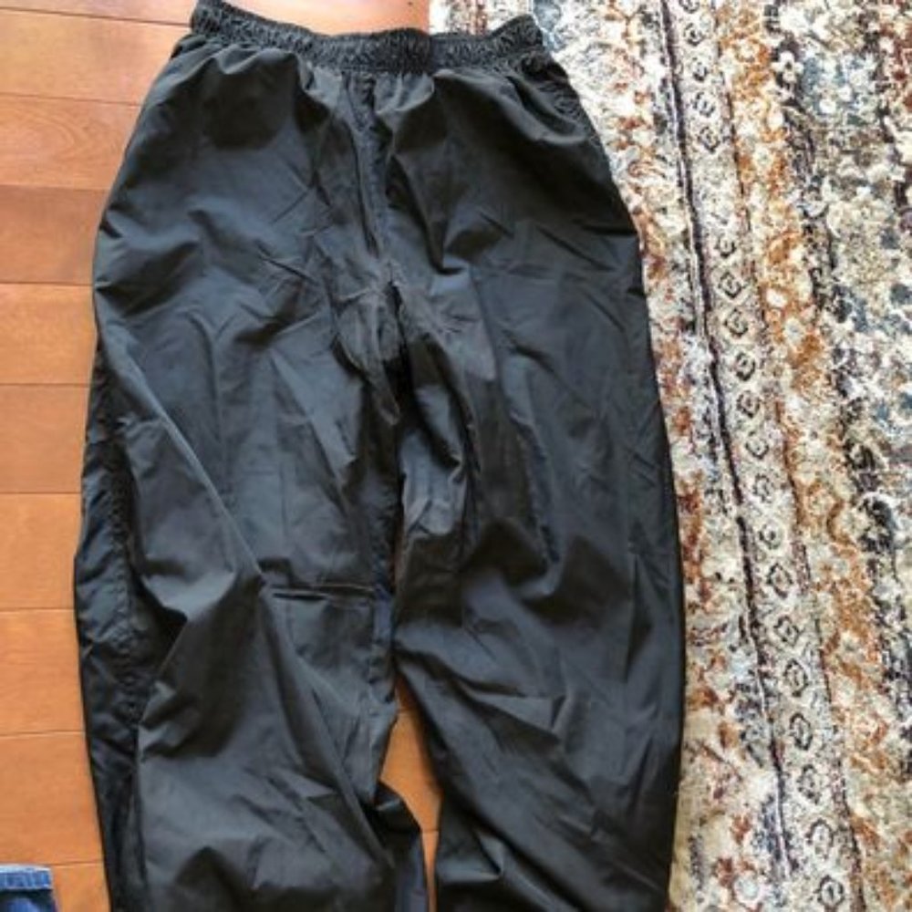 Black splash pants